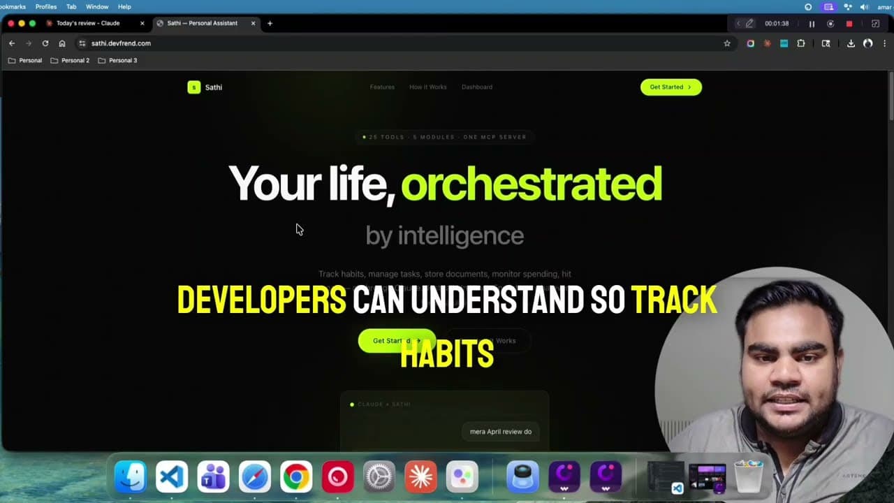 Building Sathi: How I Turned Claude Into a 70+ Tool Personal Operating System